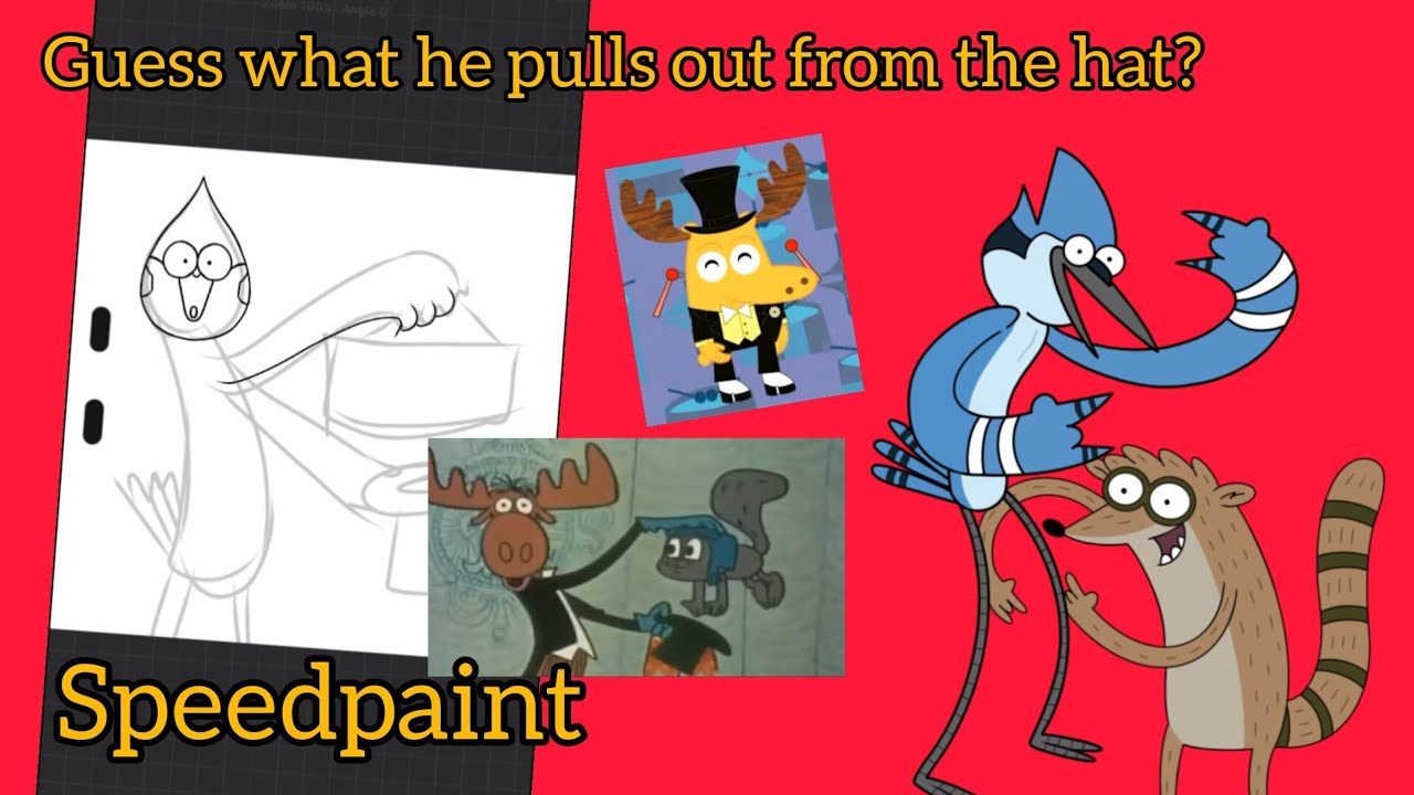 Speedpaint- Guess what he pulls out from the hat?