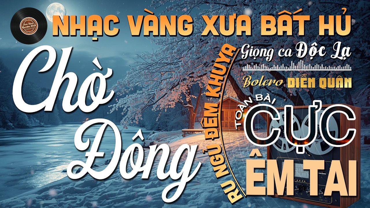 Chờ Đông➤Giọng ca Đặc Biệt Hay, LK Nhạc Vàng Xưa Ngọt Ngào SAY ĐẮM BAO THẾ HỆ - Diễn Quân