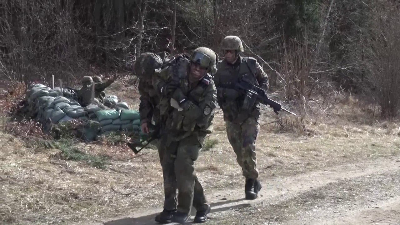 Учения резервистов на военном полигоне Графенвёр