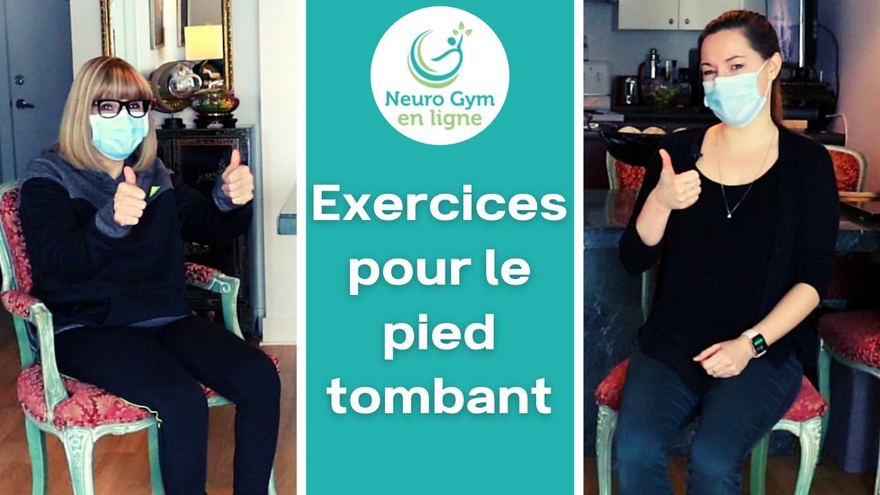 Exercices pour le pied tombant