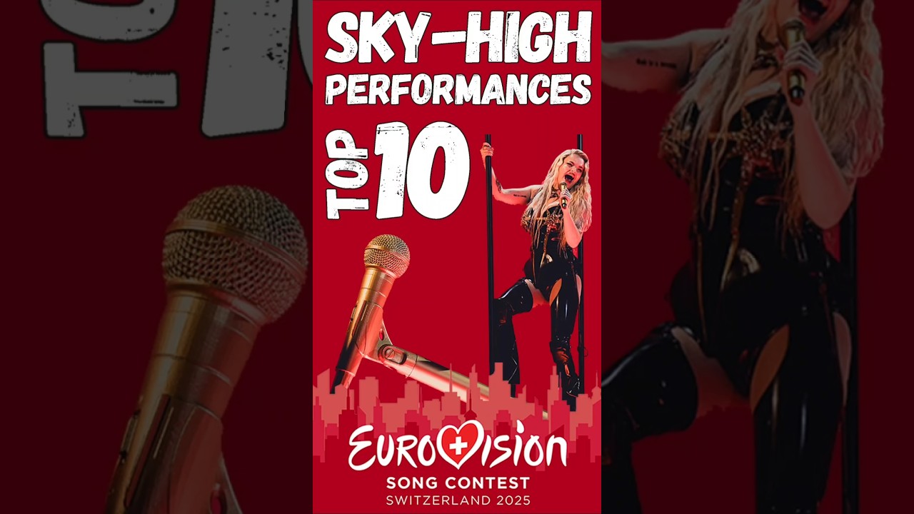 Eurovision 2025: Top 10 Sky-High  Moments | Swings, platforms & More