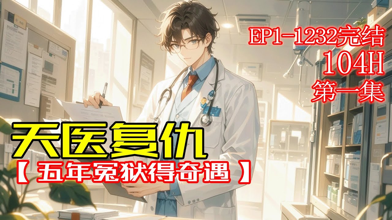 完结《天医复仇，五年冤狱得奇遇》第1集/共2集 五年冤狱得奇遇，传承逆天医术武道！昔日豪门大少归来，誓要让所有仇敌血债血偿。一手医经救苍生，一手武学震天下，整个世界都将因他的归来而颤抖！