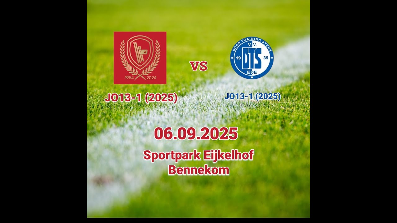 vv Bennekom JO13-1 vs DTS Ede (06.09.2025)