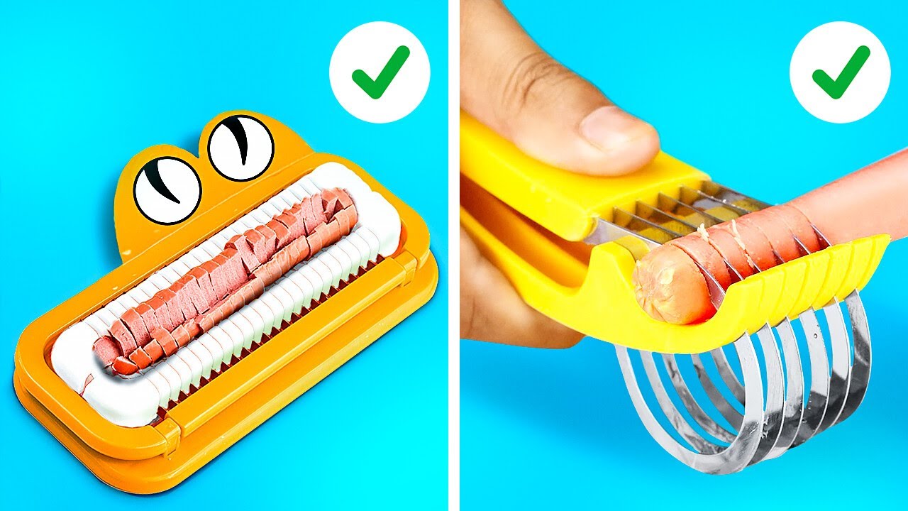 맛있는 음식 해킹과 DIY 주방 가제트에 대한 아이디어 || 123GO의 환상적인 주방 트릭 좋아요!