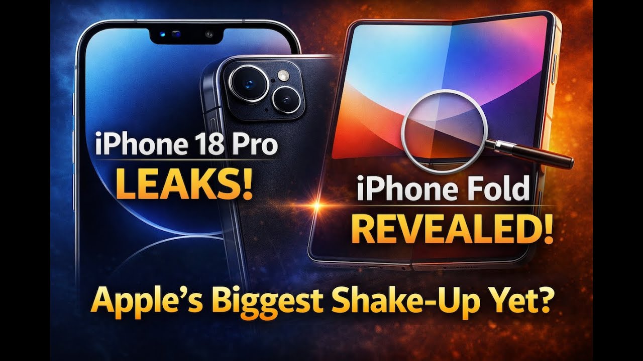 iPhone 18 Pro LEAKS + iPhone Fold REVEALED — Apple’s Biggest Shake-Up Yet?