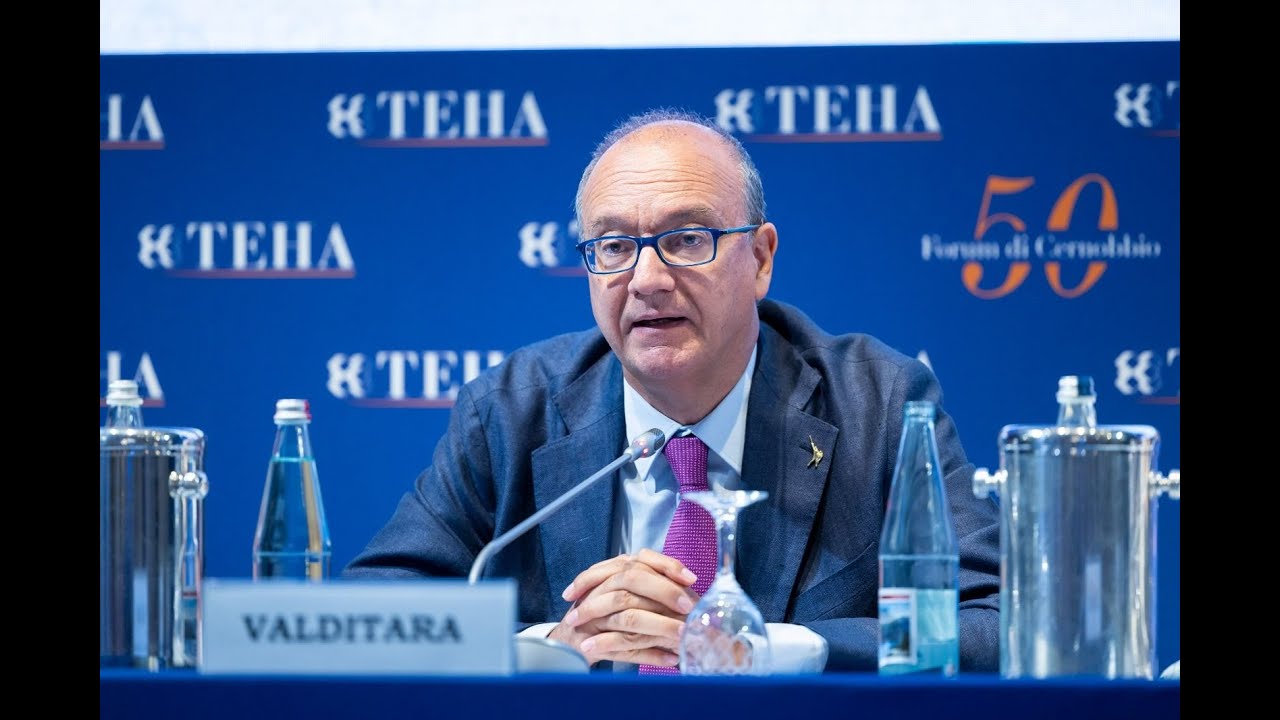 Giuseppe Valditara al 50° Forum TEHA di Cernobbio