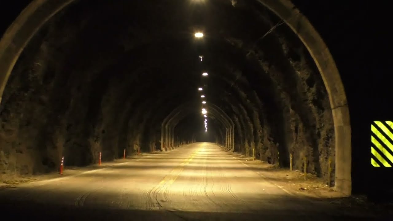 Iluminación de túneles en la carretera del Litoral