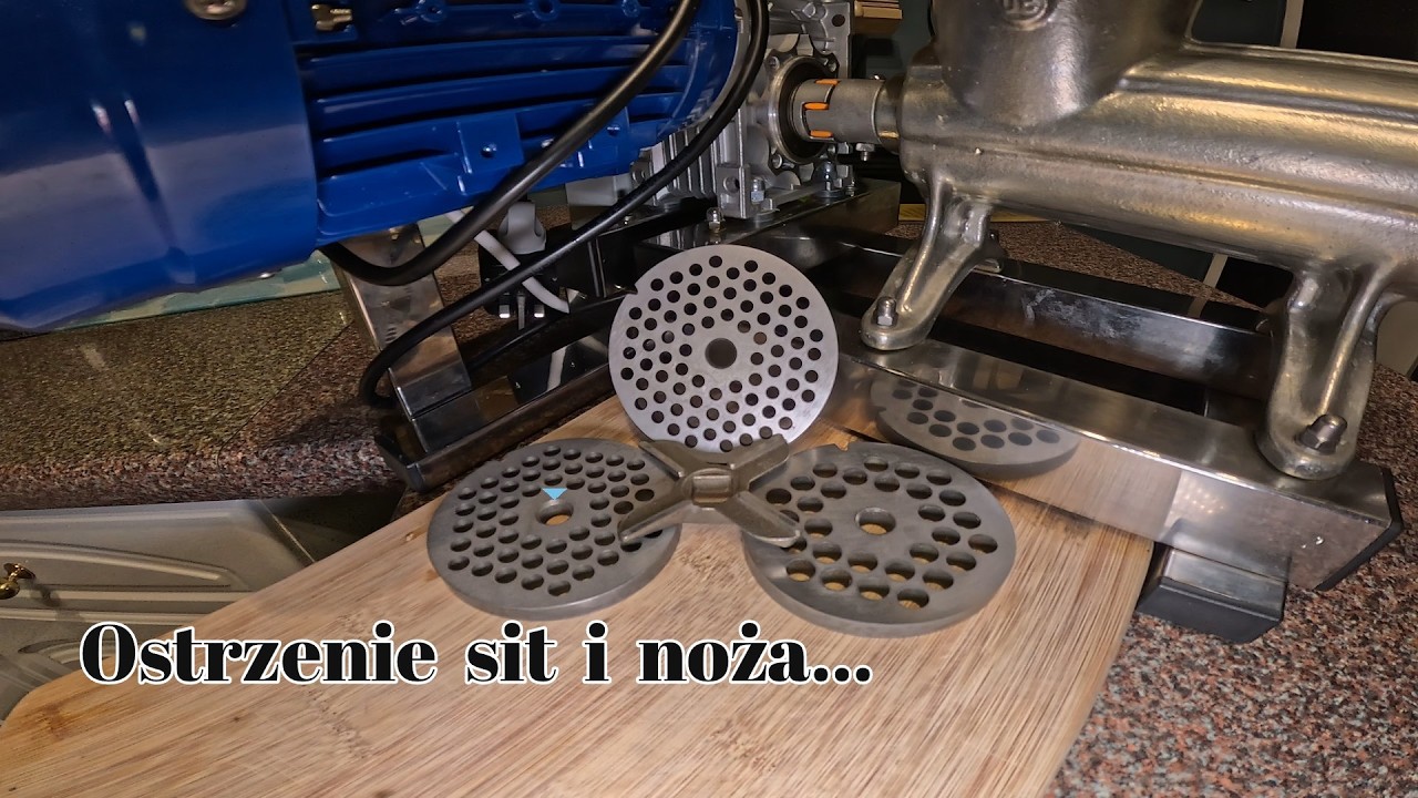 Odc. 264 Ostrzenie sit i noża do maszynki do mięsa. Domowy sposób.