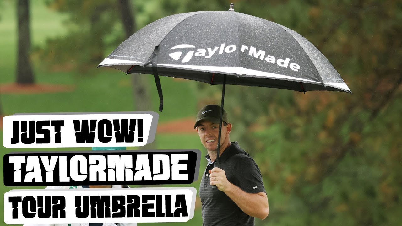 Обзор зонта TaylorMade Tour: ИДЕАЛЬНЫЙ зонт для гольфа? (64 дюйма против 68 дюймов)