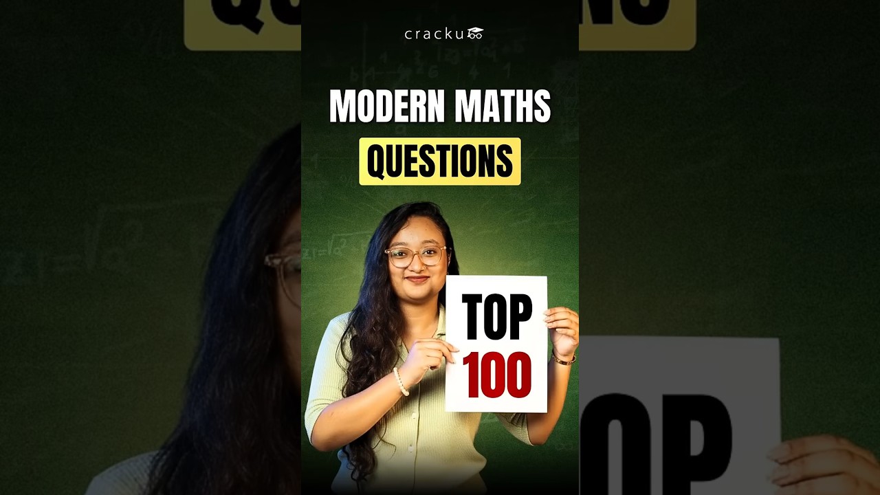 TOP 100 Modern Maths Questions for CAT 2025