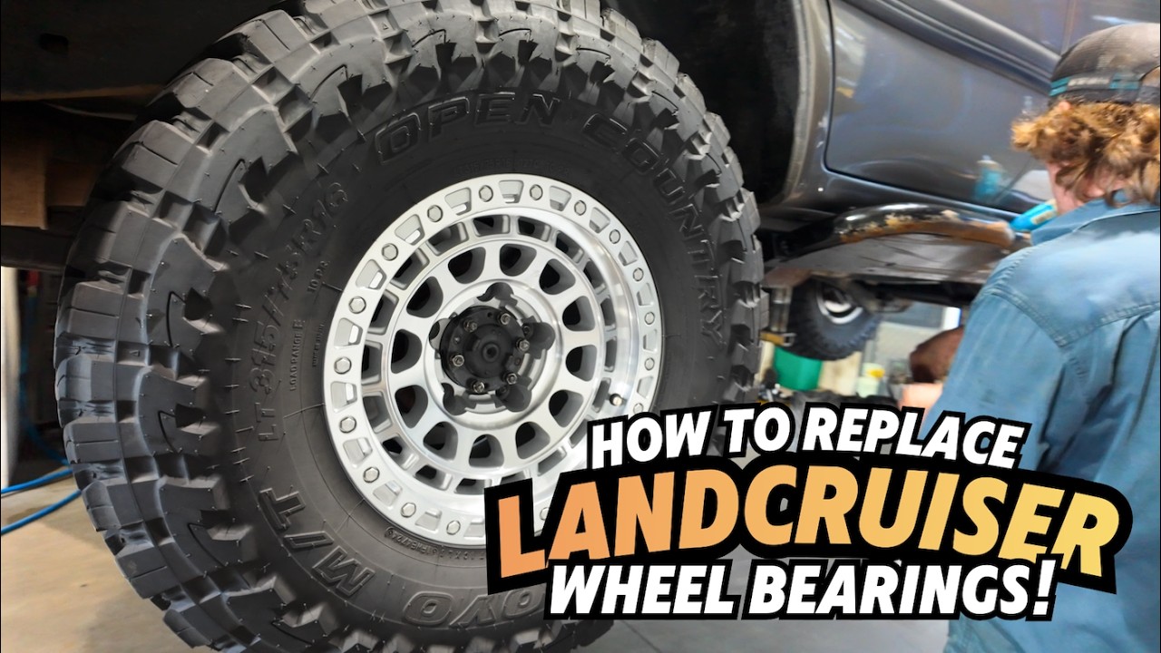 How to Replace & Adjust Landcruiser Rear Wheel Bearings