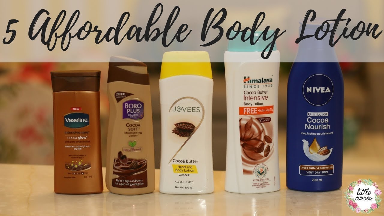 5 Best Affordable Body Lotions || Cocoa Butter Body Lotions Review