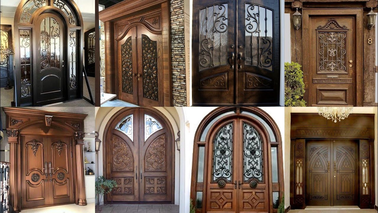 Eye Catching Main Entrance Wooden Door Designs//Modern Wooden Door Designs For Main Door Images
