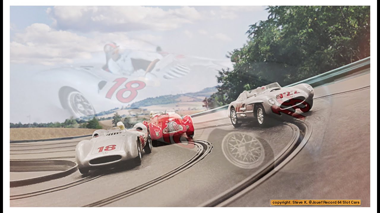 Jouef Record 64 Mercedes Historic Cars