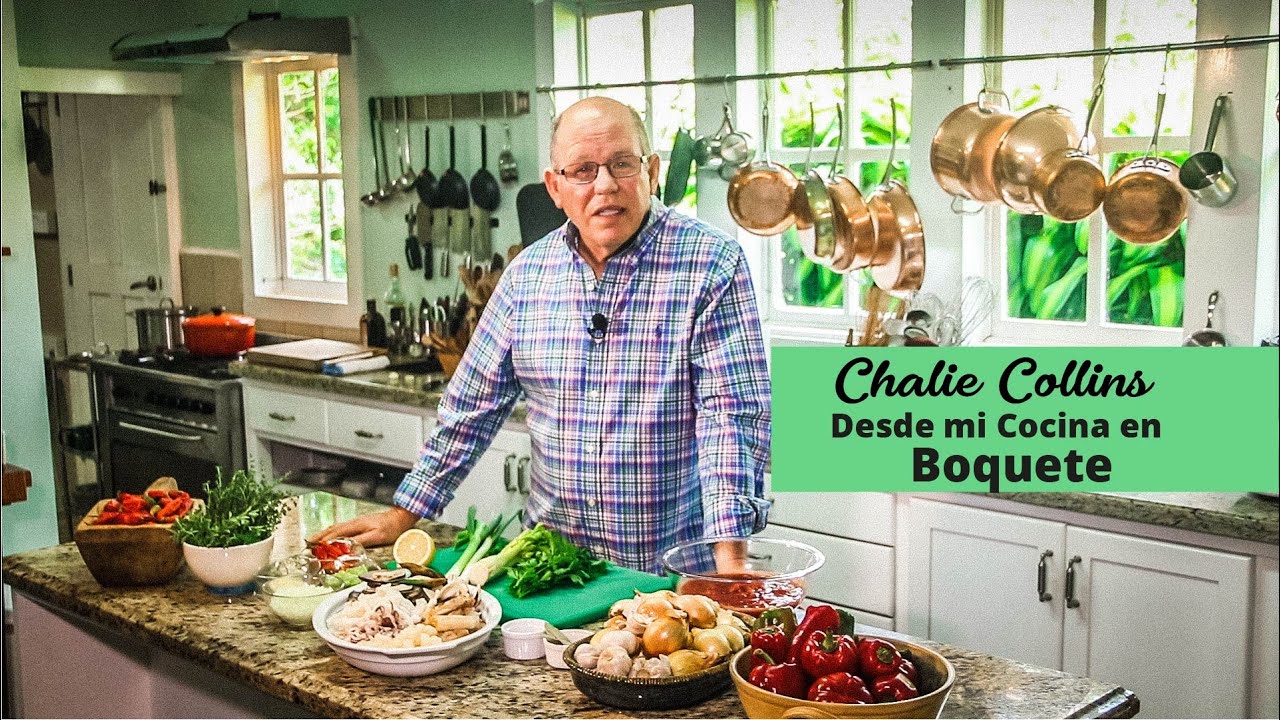 Chef  Charlie Collins desde mi cocina en Boquete