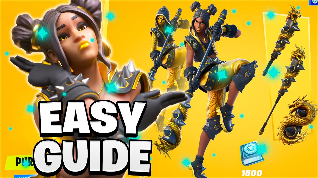 How To COMPLETE ALL GOLDENBANE GUARDIAN CHALLENGES in Fortnite! (Guardian Amara Quests Pack Guide)