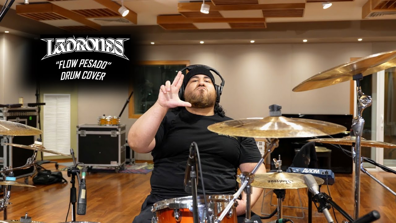 LADRONES - Flow Pesado (Drum Cover Por JV Drummer)