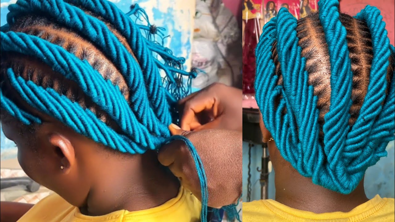 Step_by_step for beginning Hair style, African