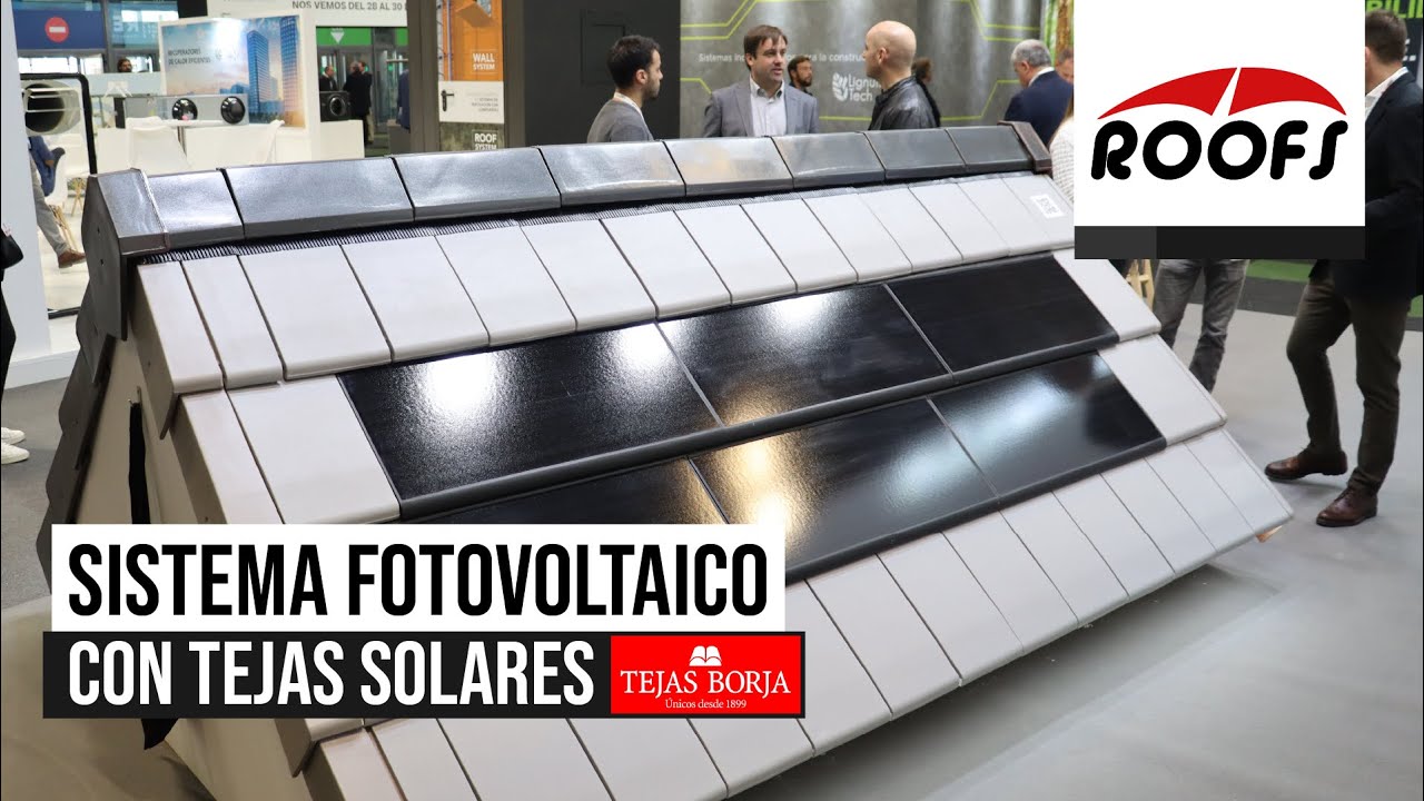 Sistema Fotovoltaico con TEJAS SOLARES ☀️: Ventajas frente PANELES SOLARES ♻️ | Tejas Borja