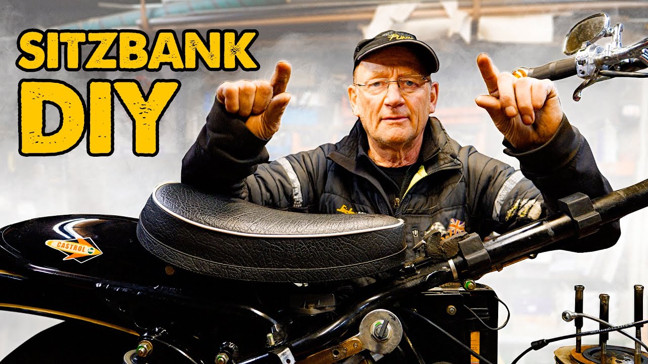 Sitzbank selber bauen | Royal Enfield Bullet 350ccm | Andis Funktionspunk