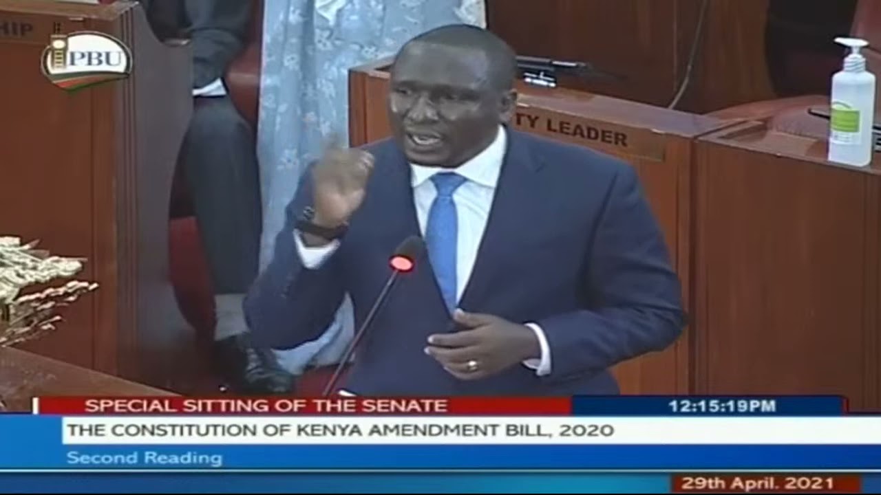 SENATOR CHERUIYOT COUGHS WISDOM IN SENATE AS BBI BILL IS DEBATED!!