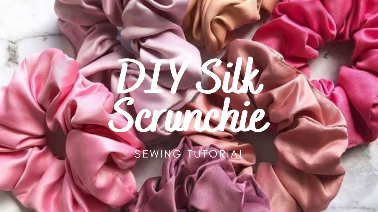 DIY Silk or Satin Scrunchie Tutorial | No Sewing Machine
