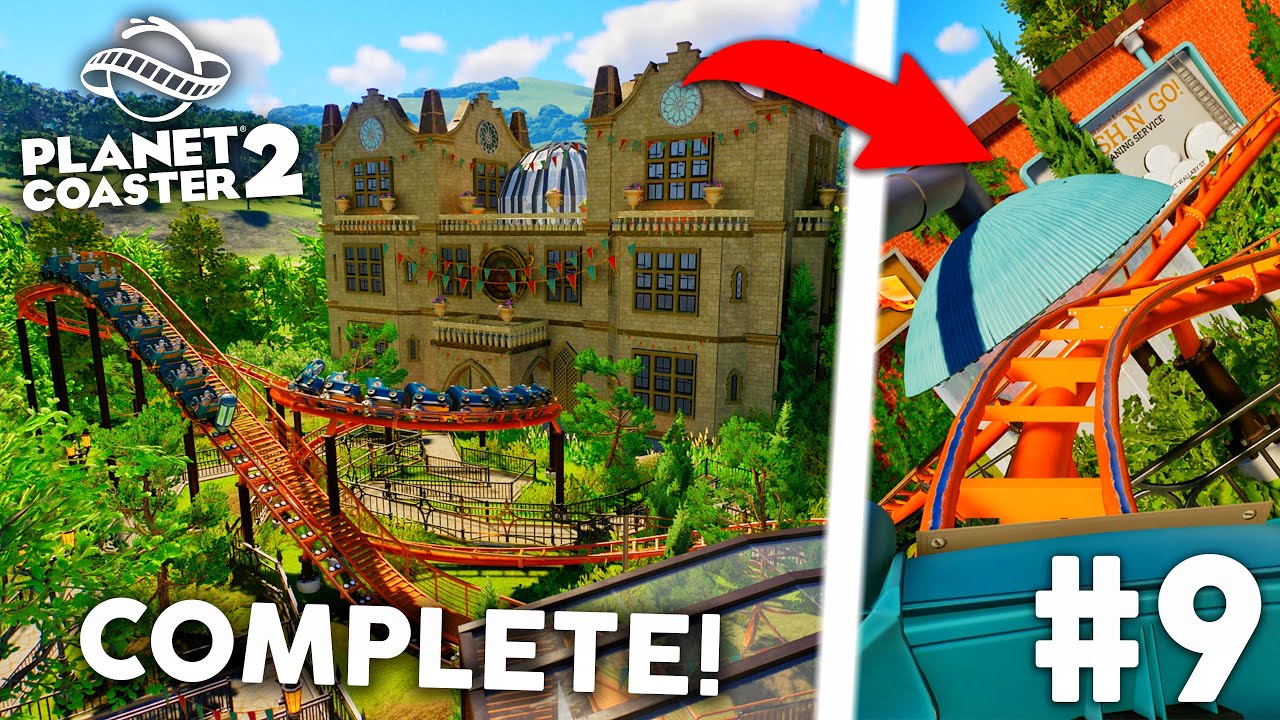 Planet Coaster 2 NEW Area COMPLETED in my Theme Park!!