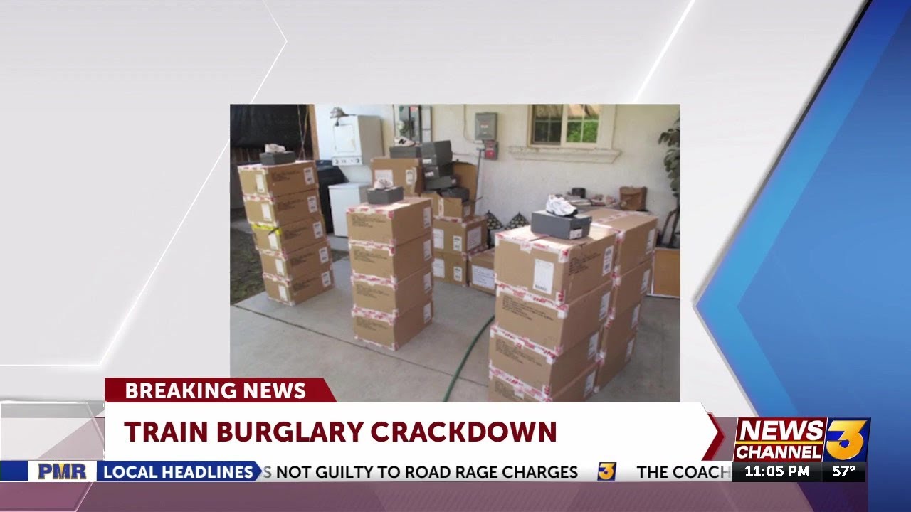 Union Pacific Railroad train burglary suspects arrested
