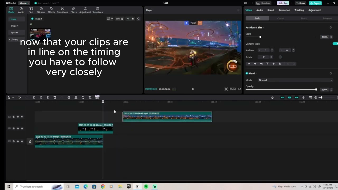 how to do a portal edit in CapCut