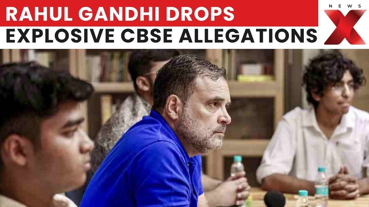 CBSE Scanning Scam: Rahul Gandhi Slams CBSE Over Alleged Answer Sheet Scanning Irregularities