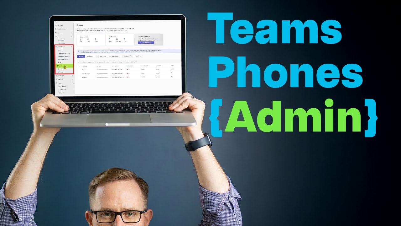 Внутри Центра администрирования телефонной системы Microsoft Teams
