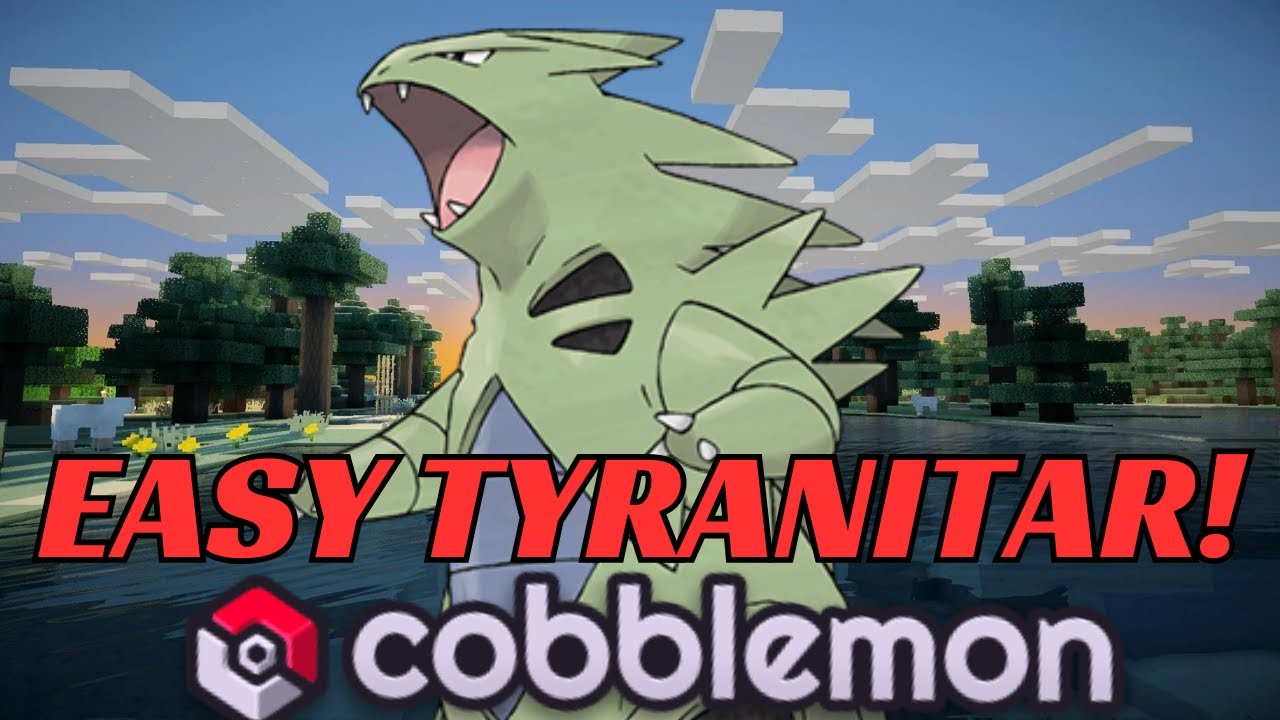 Как легко поймать Тиранитара в Cobblemon!