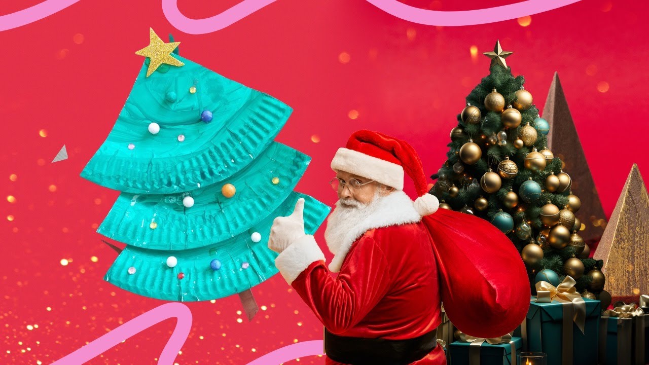 Paper Plate Christmas Tree Craft for Kids | Simple & Festive DIY