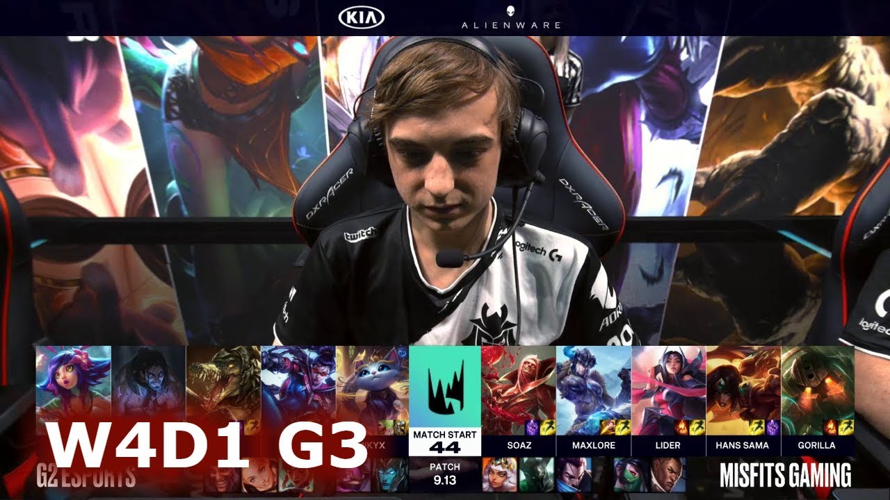 G2 eSports vs Misfits | Week 4 Day 1 S9 LEC Summer 2019 | G2 vs MSF W4D1