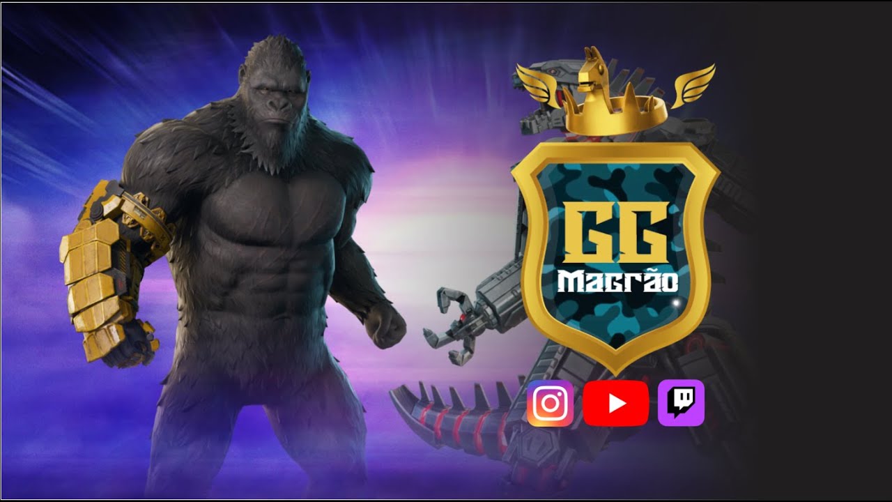 O KONG CHEGOU A ILHA DO FORTNITE