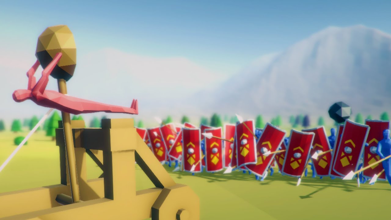 Totally Accurate Battle Simulator - 200 Man Fight!,  Chariot War & More - T.A.B.S. Gameplay