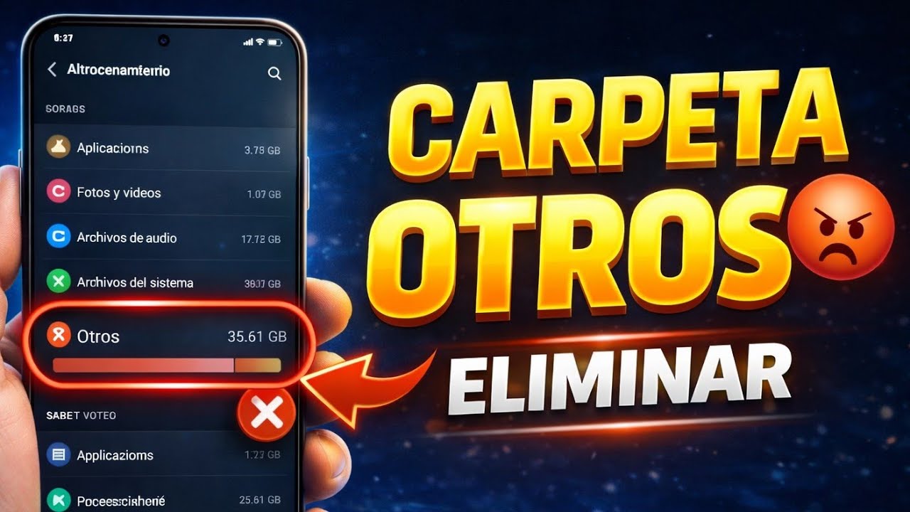 Como ELIMINAR la CARPETA de ¨OTROS¨ en tu Celular Android en Samsung, Huawei y mas