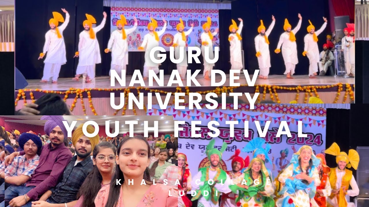 Youth festival 2024||GNDU🔥luddi khasla collage di #gnduupdate #vlog #khalsacollegeamritsar #luddi