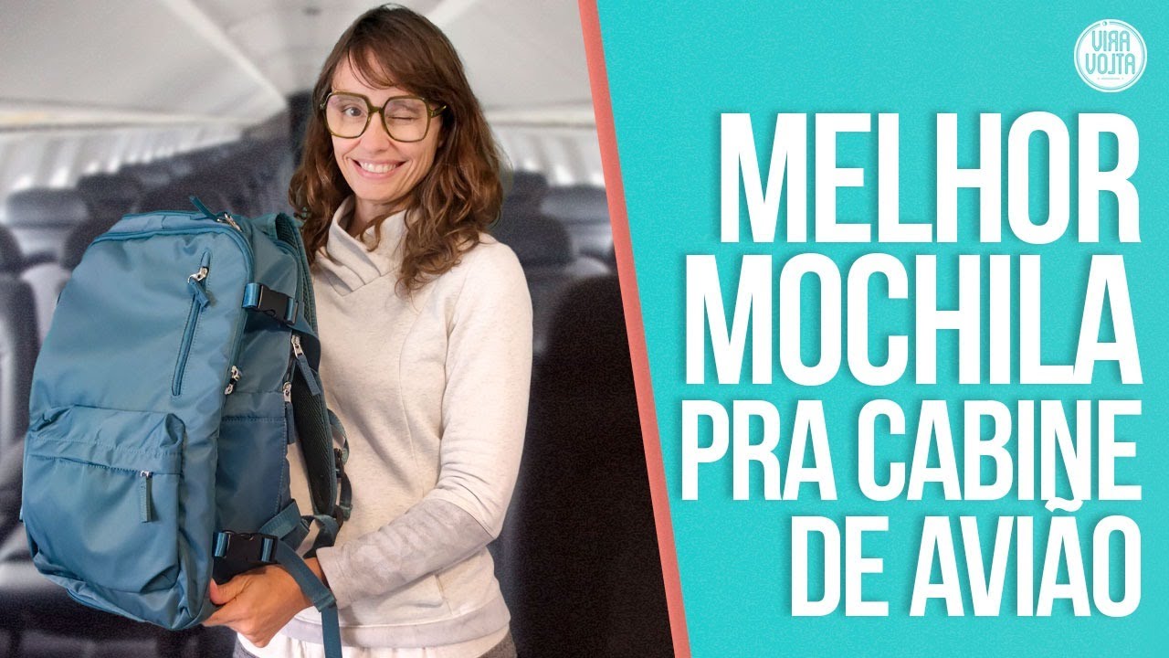 A melhor mochila pra não pagar taxa extra em voos