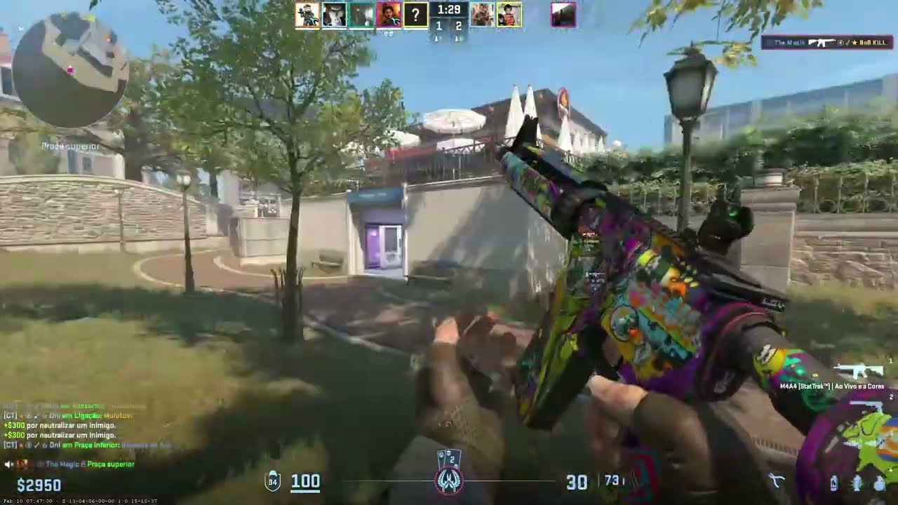 Leitura de Jogo CS2 — Clutches, Prefires e Domínio Total