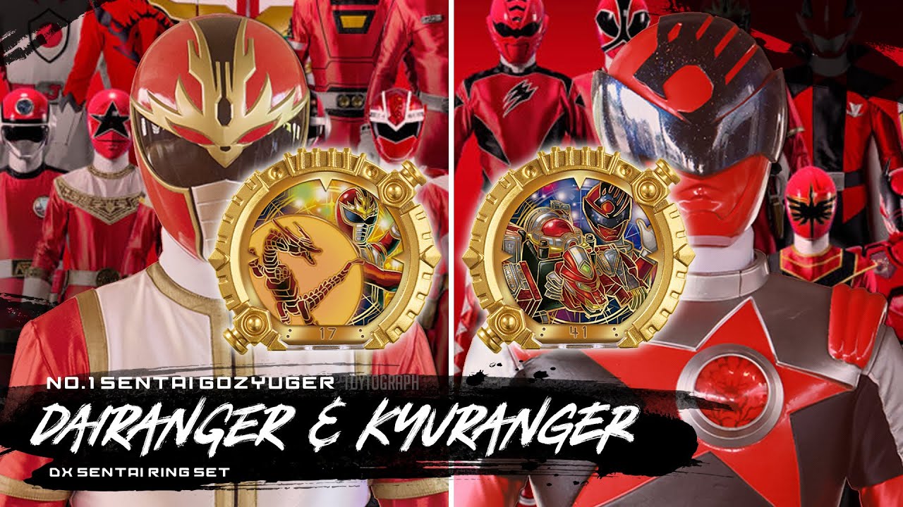 DAIRENRED • SHISHIRED - №1 SENTAI GOZYUGER - DX SENTAI RING DAIRANGER KYURANGER REVIEW รีวิว