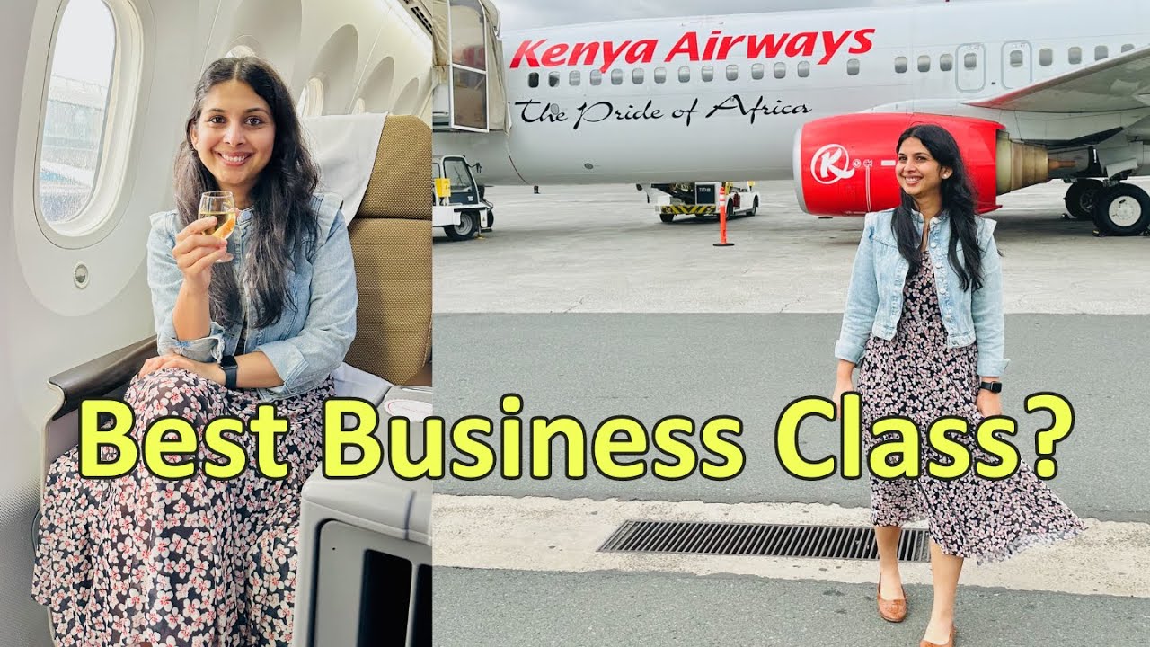 Africa's Best Business Class Seat | Our First Time With Kenya Airways | Amsterdam To Nairobi Trip
