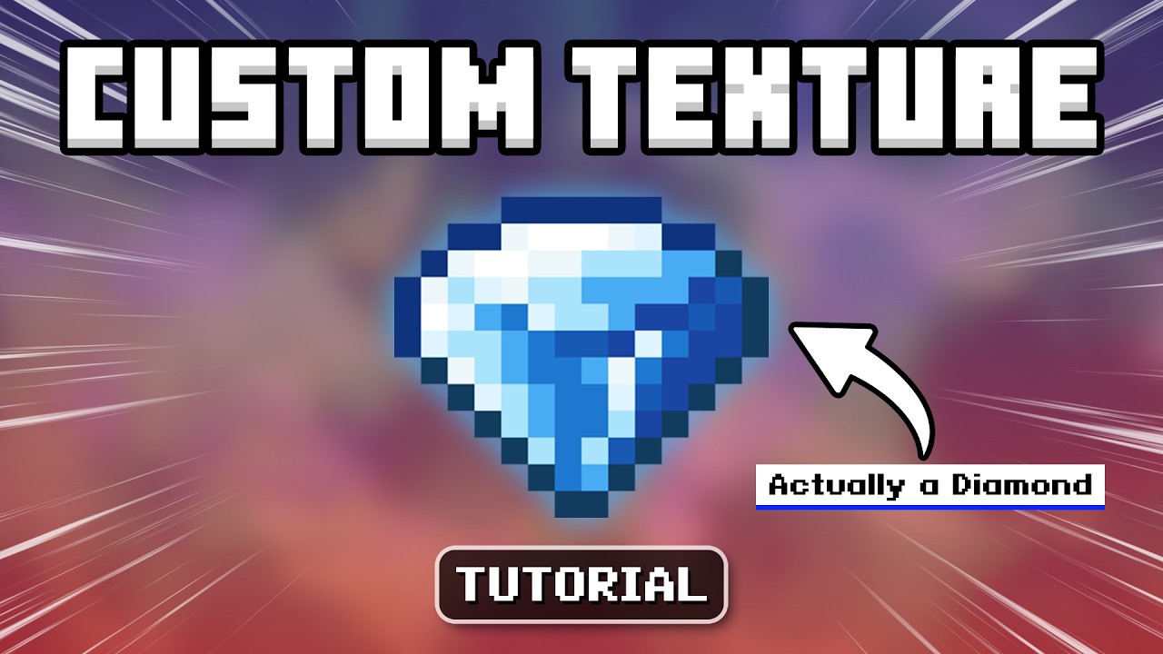 Add Custom Item & Block Textures to Minecraft Using Resource Packs