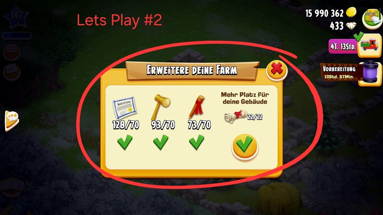 HayDay Lets Play #2 Landerweiterung🥳 Neues Event | HaydayBauer 