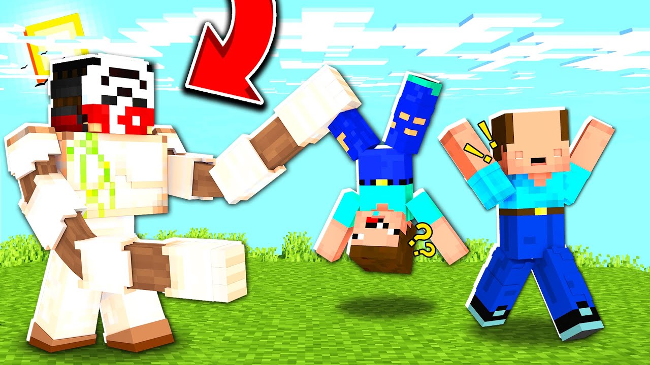 BALON KAFA İLE GOLEM OLARAK BİR GÜN GEÇİRMEK !! - Minecraft