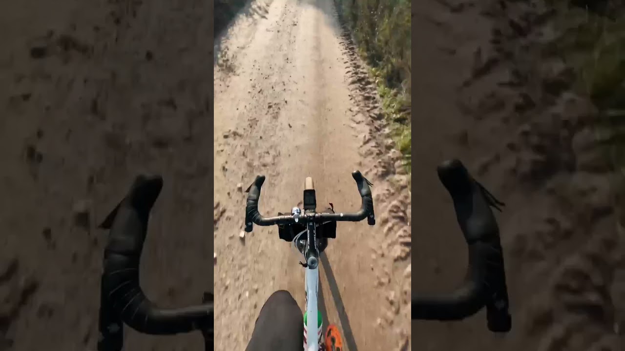 Gravel is ok #shorts #gravel #bike #cycling #fun