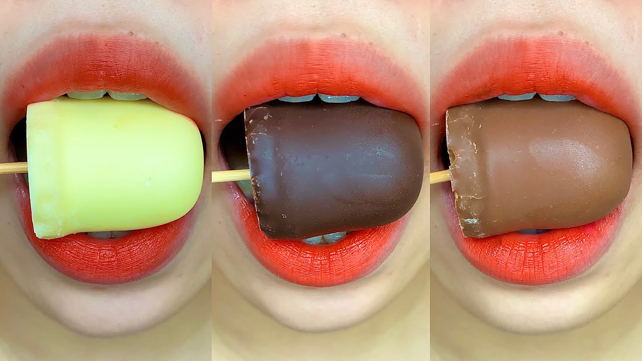 asmr DICKMANNS MARSHMELLO CHOCOLATE eating sounds