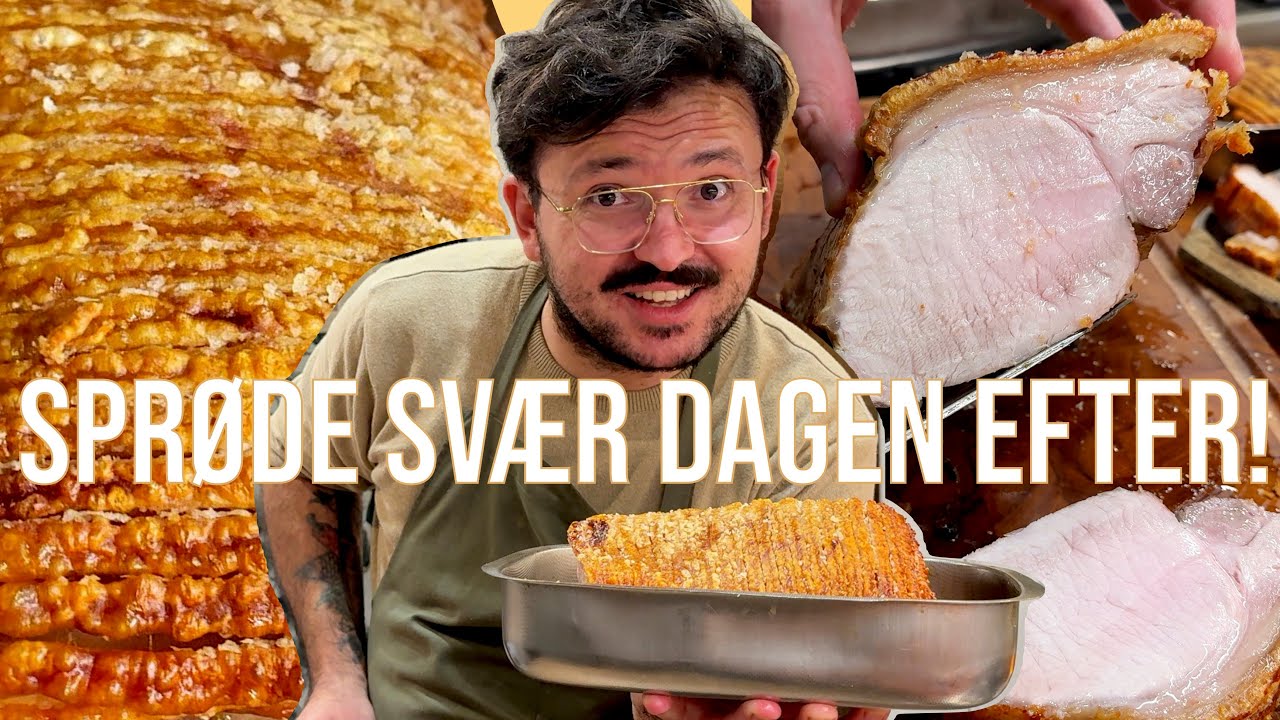 annonce SÅDAN GENOPVARMER DU FLÆSKESTEGEN OG FÅR SPRØDE SVÆR IGEN! 😍⏰♻️
