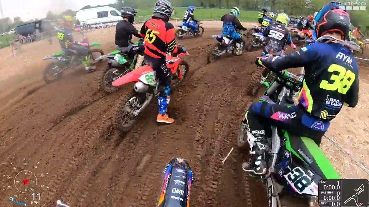 Motorcross MCLB Evergem 2025 04 20 Nieuwelingen B reeks 2