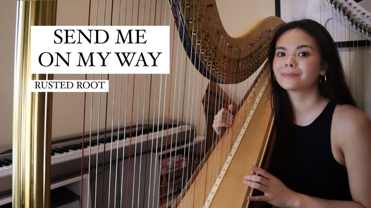 Send Me On My Way - Rusted Root (Harp Cover)
